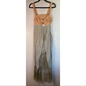 Free People Love Me Not Fringe Midi Dress